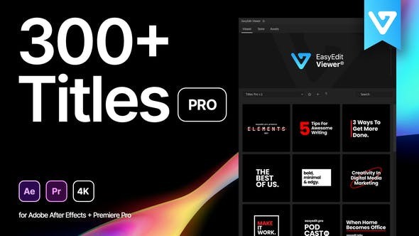Titles Pro 32869928 - After Effects Project Files