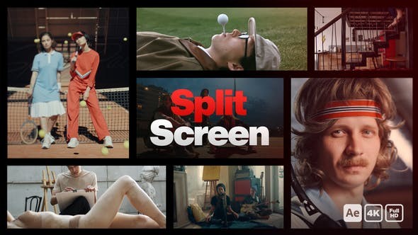 Split Screen Intro 34153793 -  After Effects Project Files