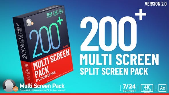 Multi Screen Pack V2 30408343 -  After Effects Project Files
