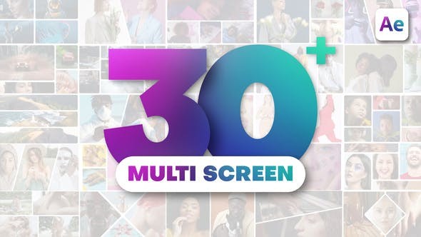 Multi Screen Pack 34158620 -  After Effects Project Files