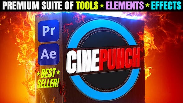 CINEPUNCH I Video Effects Suite for Adobe After Effects & Adobe Premiere Pro 20601772 - After Effects Presets 