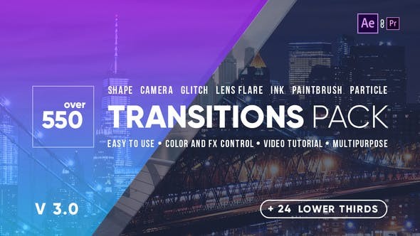 Transitions V3 21861548 - After Effects Project Files
