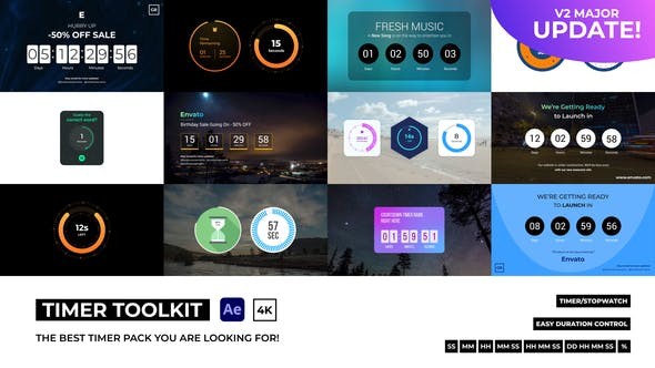 Countdown Timer Toolkit V2 28672059 - After Effects Project Files