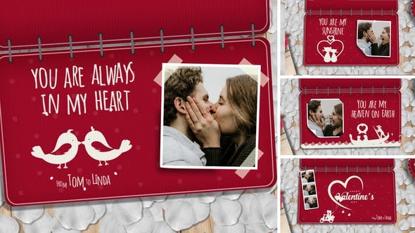 Valentine Booklet 35450686 - After Effects Project Files
