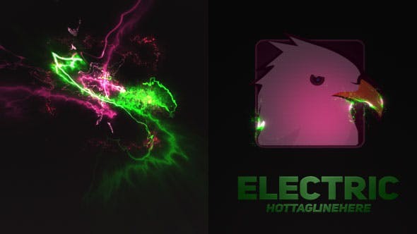 Electric glitch logo 21270266 - After Effects Project Files