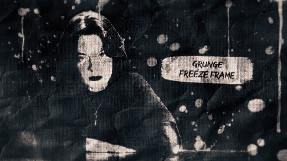 Grunge Freeze Frame 35148818 -  After Effects Project Files