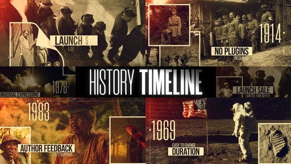 Events - Cinematic History Timeline 33323125 -  After Effects Project Files