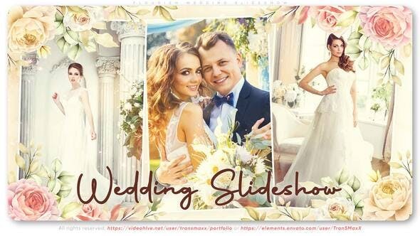 Flourish Wedding Slideshow 35969640 - After Effects Project Files