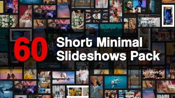 Short Minimal Slideshows Pack V2.1 32968545 -  After Effects Project Files
