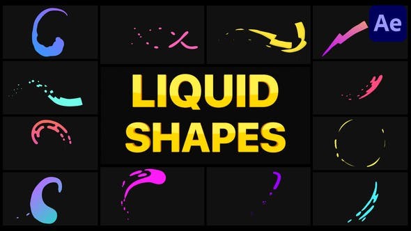 Liquid Shapes | After Effects 36249691 - After Effects Project Files
