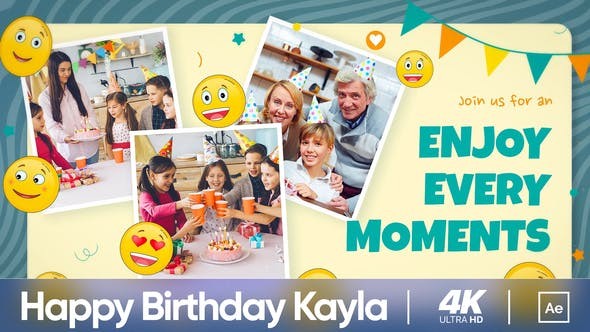 Happy Birthday Kayla 36293704 - After Effects Project Files