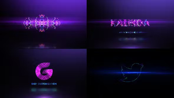 Neon Kaleida Logo Reveal 36821936 - After Effects Project Files