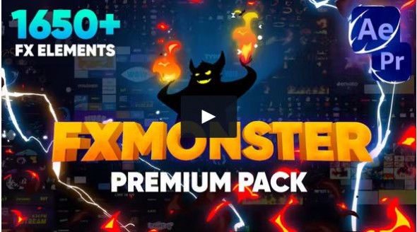  FXMonster Packs Collection 2022 32201381 - After Effects Project Files