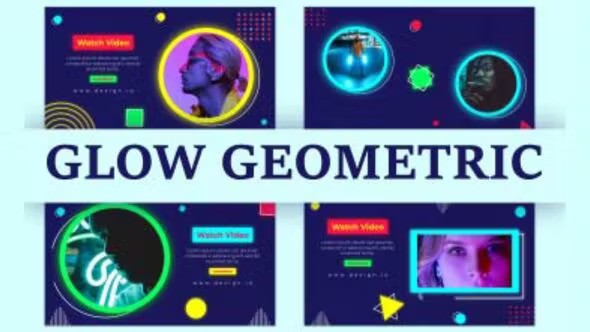 Glow Geometric Slideshow 36976811 - After Effects Project Files