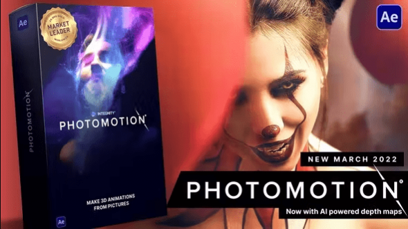 Photomotion ® - 3D Photo Animator (6 in 1) v11.1 13922688 - After Effects Project Files