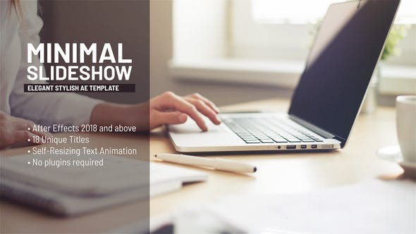 Minimal Slideshow 36333082 - After Effects Project Files