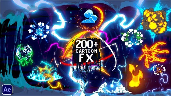 Cartoon Fx 220 37921997 - After Effects Project Files