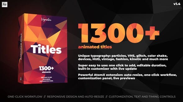 Titles V1.4 28464847 - After Effects Project Files