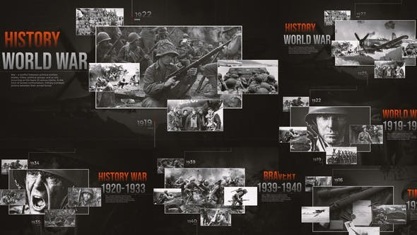 War Slideshow 38155364 - After Effects Project Files