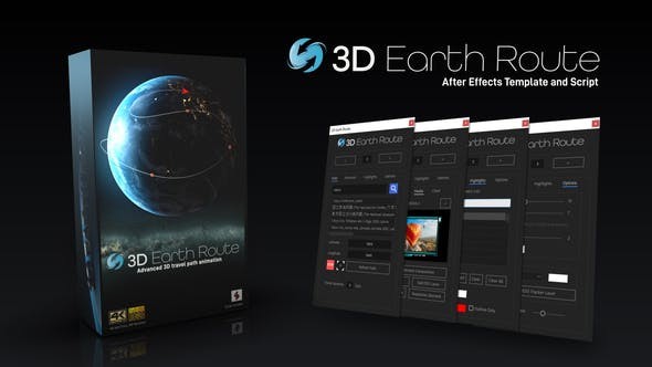 3D Earth Route 35521921 - After Effects Project Files