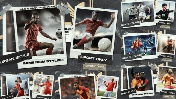 Sport Opener/ Football Collage 37537243 - After Effects Project Files