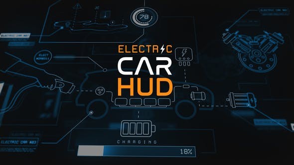 Electric Car HUD 39149452 - After Effects Project Files