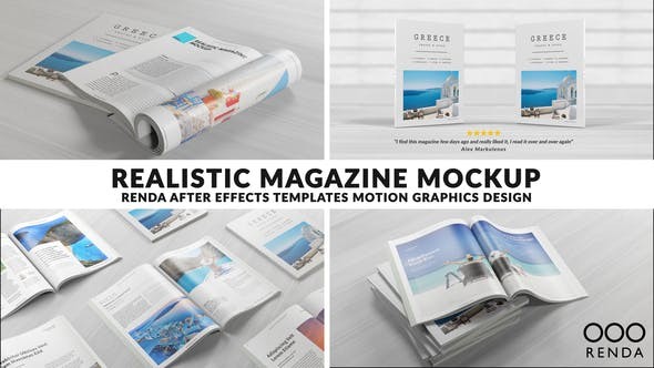 Magazine Book Promo 39252523 - After Effects Project Files