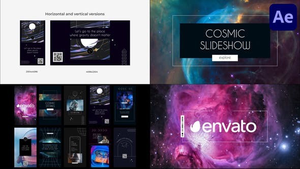 Cosmic Slideshow for After Effects 40558476 - After Effects Project Files