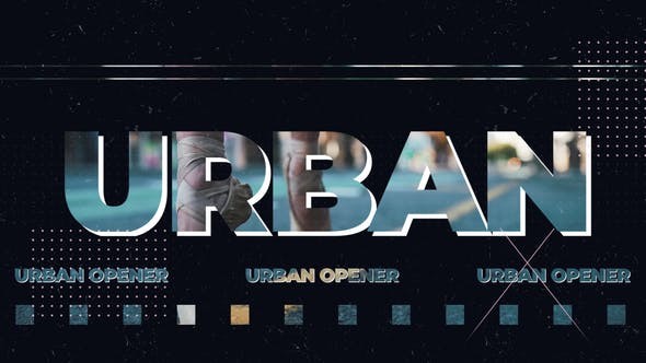 Urban Opener 40871219 - After Effects Project Files