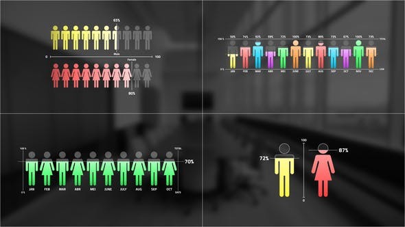 People Chart Infographic 40871428 - After Effects Project Files