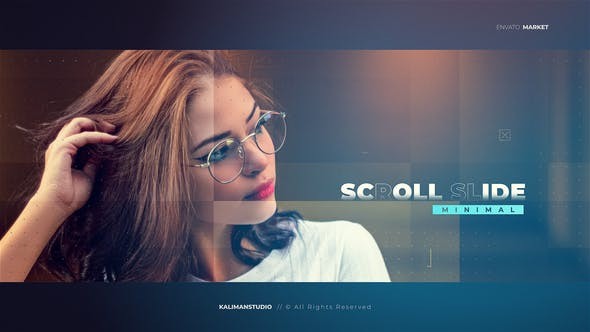 Minimal Scroll Slideshow 30219346 - After Effects Project Files