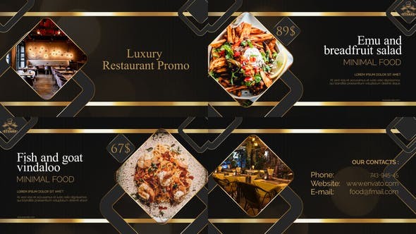 Luxury Restaurant Promo 42668150 - After Effects Project Files