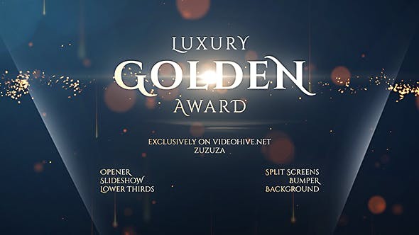 Luxury Golden Award 15173602 - After Effects Project Files