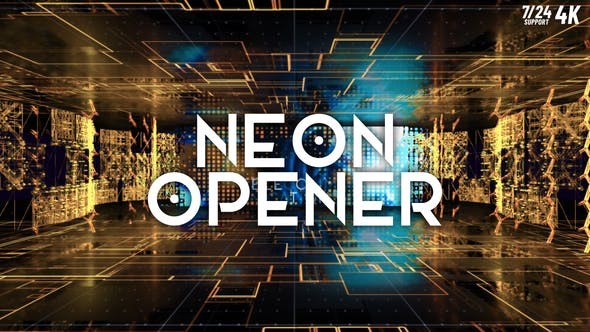 Neon Opener by simonovua 44198039 | VideoHive After Effects Project Files