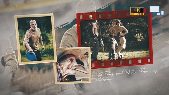Old Films and Photo Memories Slideshow - Videohive  After Effects Project Files