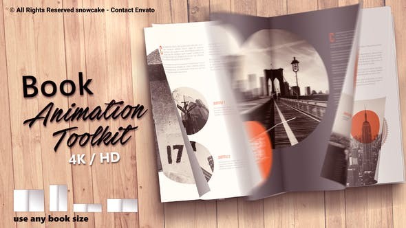 Videohive Book Animation Toolkit V5 21751656