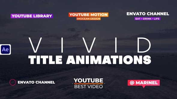 Videohive Vivid Title Animations  - After Effects Project Files