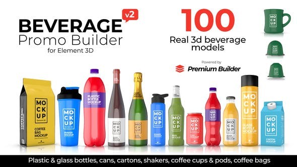Videohive Beverage Promo Builder 44825750  v2 - After Effects Project Files