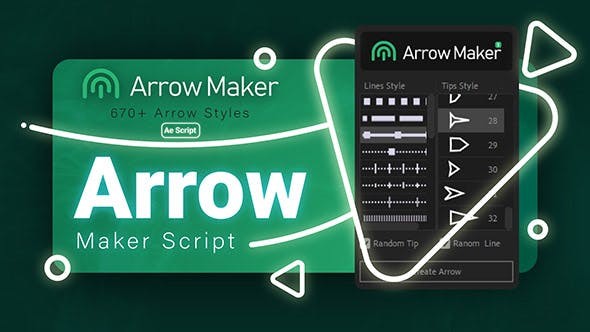 Videohive Arrow Maker Script 47236625 - After Effects Scripts