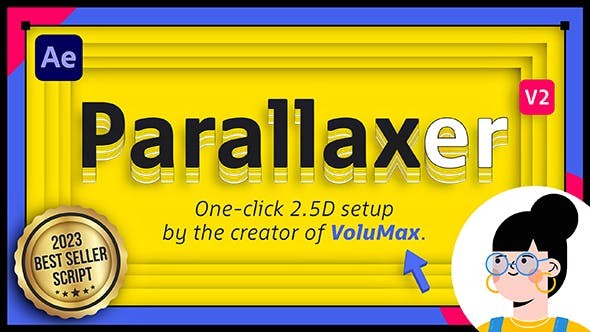 Videohive PARALLAXER 2 | One click 3D Parallax Script V2 45105159 - After Effects Scripts