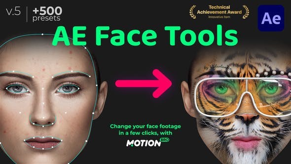 Videohive AE Face Tools V5.2 24958166 - After Effects Project Files