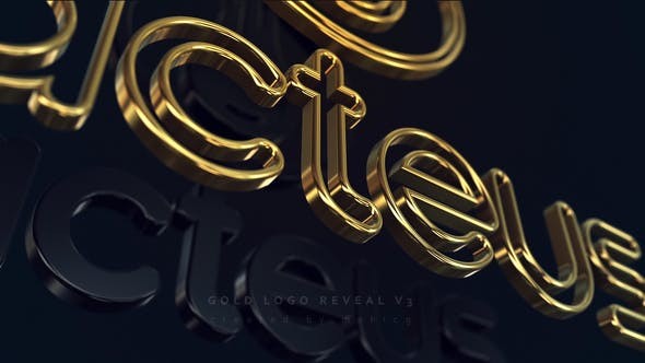 Videohive Gold Logo Reveal v3 27533373 - After Effects Project Files