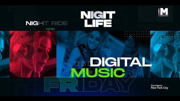 Videohive Digital Music Party 32658484 - After Effects Project Files