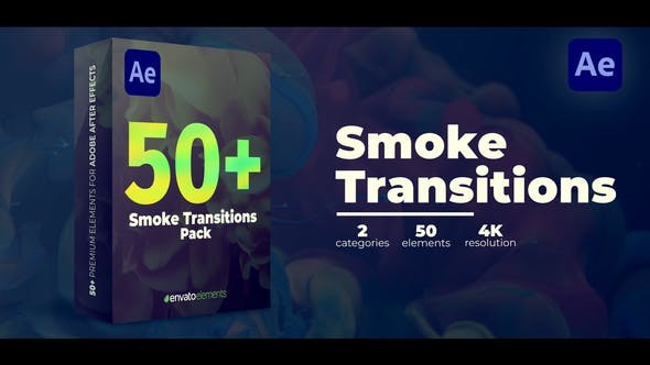 Videohive Smoke Transitions 52097310 - After Effects Project Files