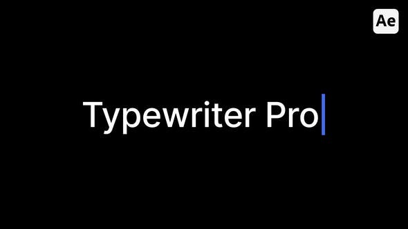 Videohive Typewriter Pro 51935853 -  After Effects Project Files